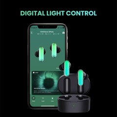 A Photo Of HHOGene GPods NC Wireless Earbuds with Light Control – Innovative TWS Earbuds with Customizable Light Effects and Premium Sound