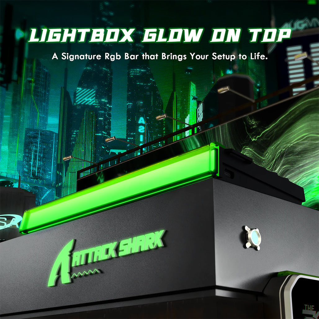 A Photo Of Attack Shark R85 HE - 75% Wired Mechanical Gaming Keyboard