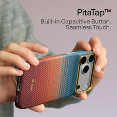 A Photo Of Pitaka Edge Case for iPhone 18 Pro / iPhone 18 Pro Max – Ultra-Thin Aramid Fiber MagSafe Case