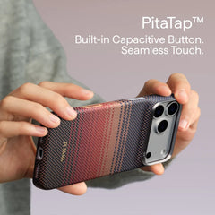 A Photo Of Pitaka Edge Case for iPhone 18 Pro / iPhone 18 Pro Max – Ultra-Thin Aramid Fiber MagSafe Case