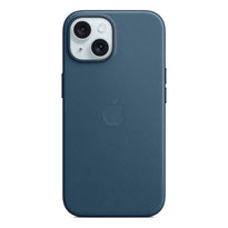 Apple iPhone 15 FineWoven Case with Apple iPhone 15 FineWoven Case with MagSafe - Pacific Blue | Stylish, Eco-Friendly ProtectionMagSafe - Pacific Blue