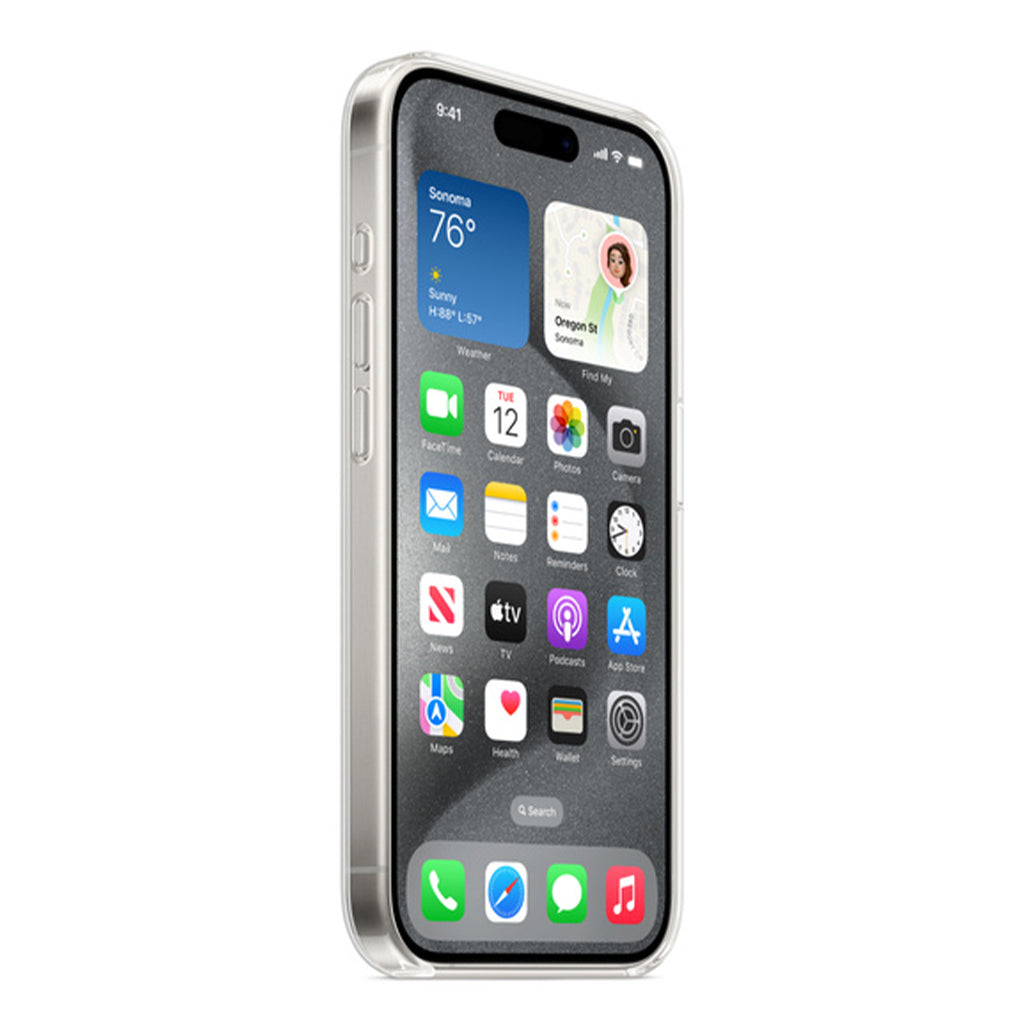 A Photo Of Apple iPhone 15 Pro Clear Case with MagSafe