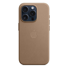 A Photo Of Apple iPhone 15 Pro Max FineWoven Case with MagSafe - Taupe