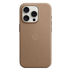 A Photo Of Apple iPhone 15 Pro Max FineWoven Case with MagSafe - Taupe