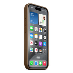 A Photo Of Apple iPhone 15 Pro Max FineWoven Case with MagSafe - Taupe