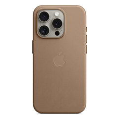 A Photo Of Apple iPhone 15 Pro Max FineWoven Case with MagSafe - Taupe