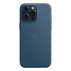 A Photo Of Apple iPhone 15 Pro Max FineWoven Case with MagSafe - Pacific Blue