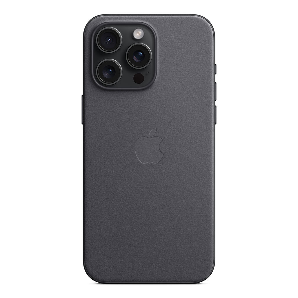 A Photo Of Apple iPhone 15 Pro Max FineWoven Case with MagSafe - Black