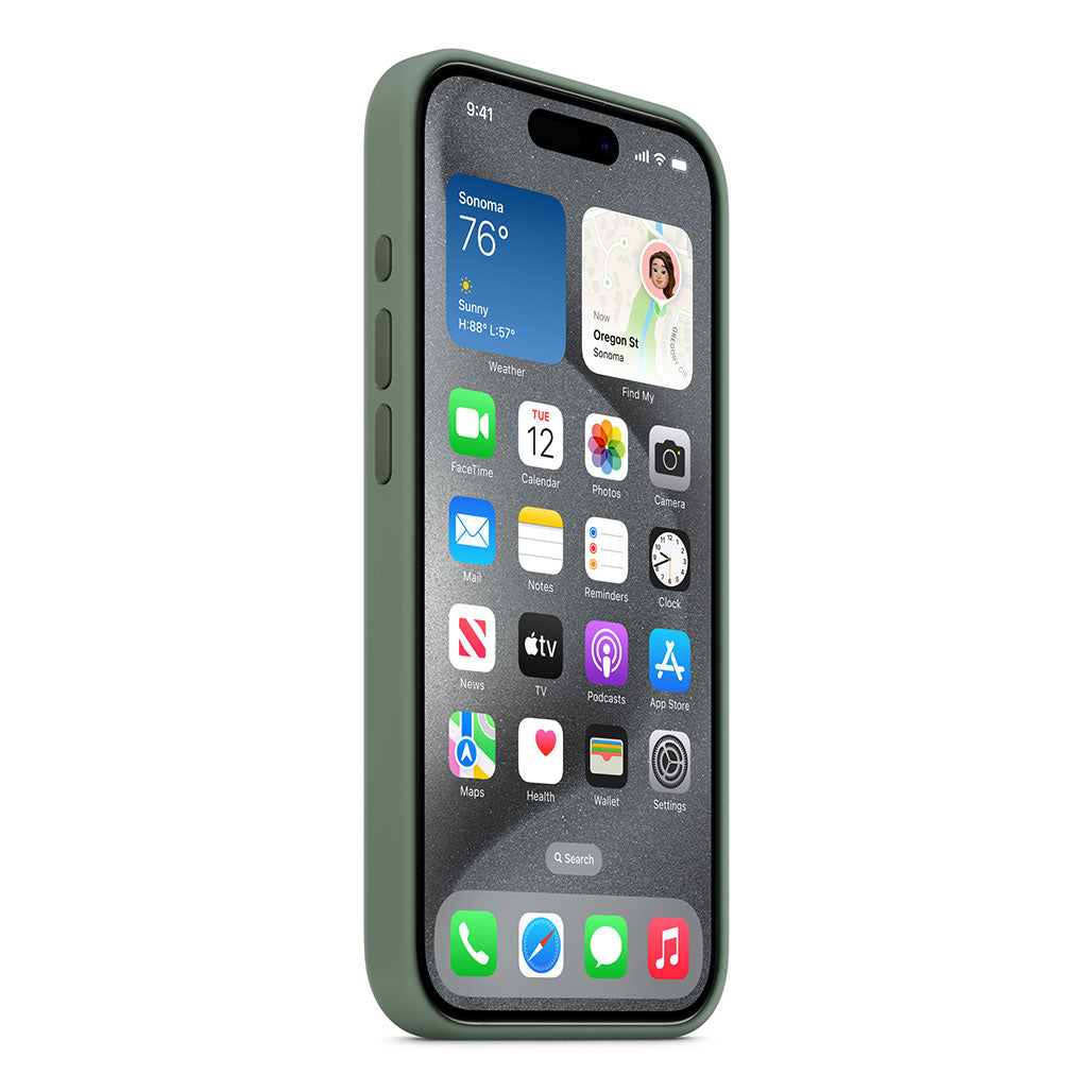 A Photo Of Apple iPhone 15 Pro Max Silicone Case with MagSafe