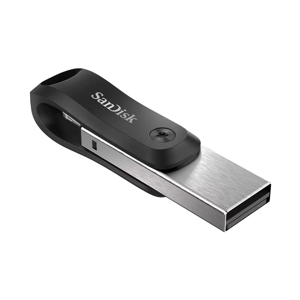 A Photo Of SanDisk iXpand 256GB USB 3.0 Flash Drive Go – High-Capacity iPhone-Compatible Storage with Automatic Backup