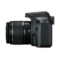 A Photo Of Canon EOS 4000D DSLR Camera Bundle with 18-55mm III Lens, 32GB Memory Card, and Bag