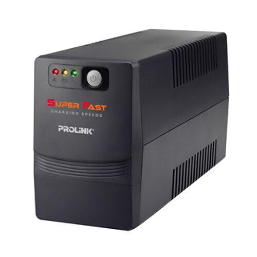 A Photo Of Prolink Pro1201 Super Fast Charging Line Interactive Series UPS - 1200VA