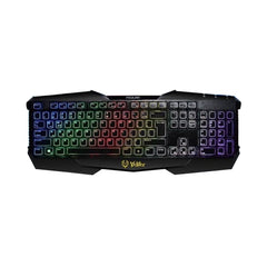 A Photo Of Prolink Velifer Series - Usb Illuminated Full-size Wired Gaming Keyboard