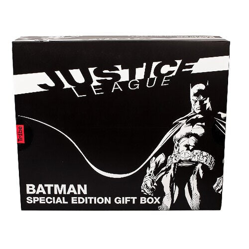A Photo Of Tribe DC Batman Movie Gift Box, Keyline microUSB, 16gb USB drive, BT Speaker, Ear Phone Baggy