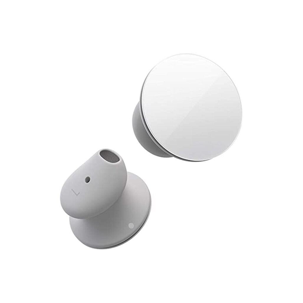 A Photo Of Microsoft Surface Earbuds | Glacier | All-Day Battery, Premium Sound, Touch Controls