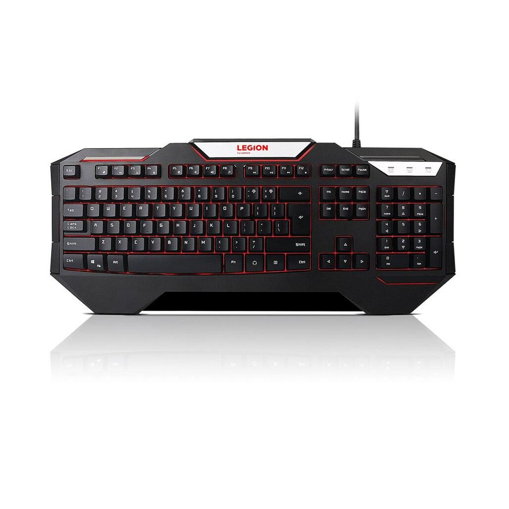 A Photo Of Lenovo Legion K200 Backlit Gaming Keyboard - RGB Lighting, 12 Anti-Ghosting Keys, USB Compatibility