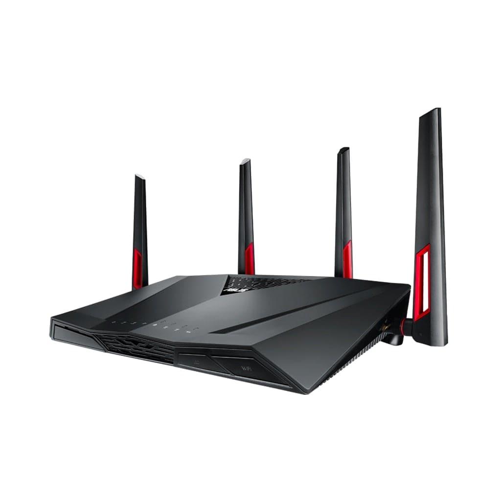 A Photo Of Asus RT-AC88U AC3100 Dual Band Gigabit WiFi Gaming Router | 1.4 GHz Processor | MU-MIMO | AiMesh | Game Boost