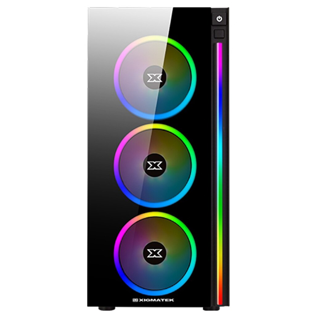 A Photo Of Xigmatek Poseidon Front Rainbow LED Stripe