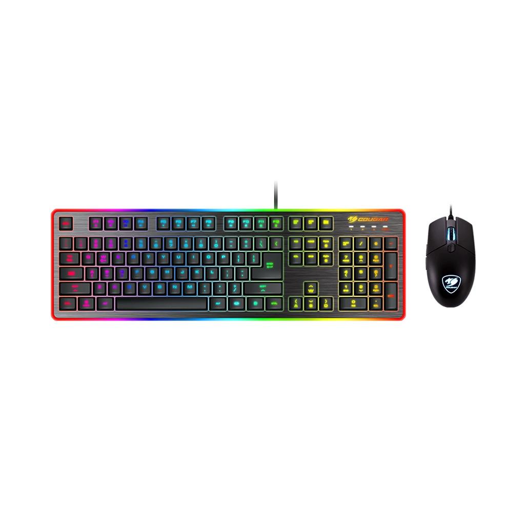 A Photo Of Cougar Deathfire EX - Full-size Wired Gaming Keyboard + Gaming Mouse