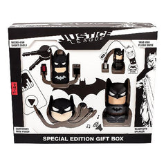 A Photo Of Tribe DC Batman Movie Gift Box, Keyline microUSB, 16gb USB drive, BT Speaker, Ear Phone Baggy