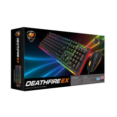A Photo Of Cougar Deathfire EX - Full-size Wired Gaming Keyboard + Gaming Mouse
