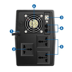 A Photo Of Prolink Pro2000 Super Fast Charging Line Interactive Series UPS - 2000VA