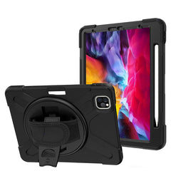 A Photo Of Rugged Case for iPad 11 – Ultimate Protection with Built-in Kickstand and Enhanced Grip