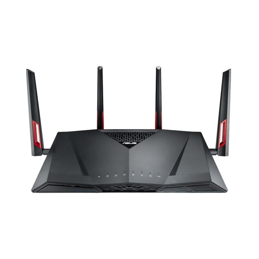 A Photo Of Asus RT-AC88U AC3100 Dual Band Gigabit WiFi Gaming Router | 1.4 GHz Processor | MU-MIMO | AiMesh | Game Boost