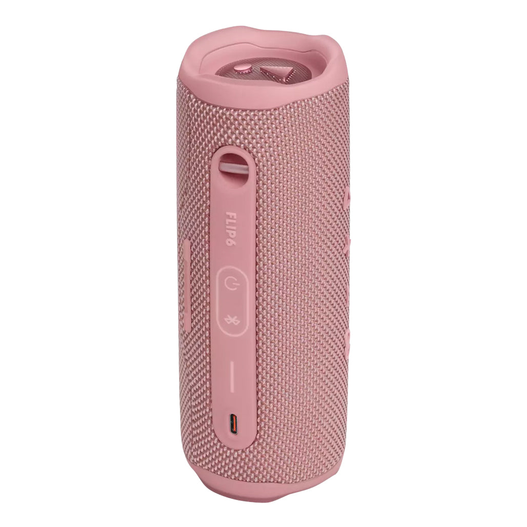 A Photo Of JBL Flip 6 Portable Bluetooth Speaker - Pink | 30W RMS Output, 12-Hour Battery Life, Waterproof & Dustproof