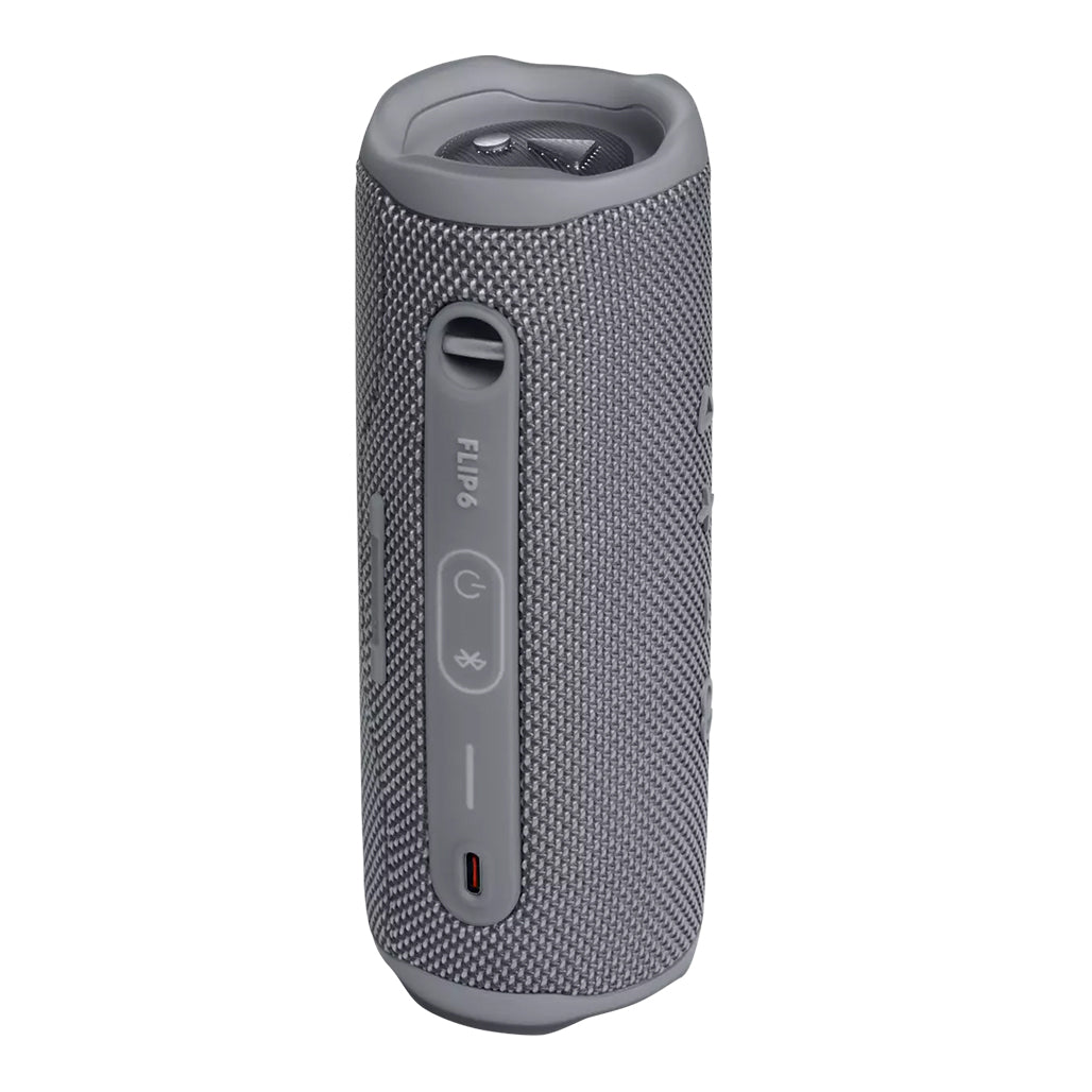 A Photo Of JBL Flip 6 Portable Bluetooth Speaker - Grey | 30W RMS Output, 12-Hour Battery Life, Waterproof & Dustproof