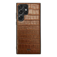 A Photo Of Kajsa Neo  Luxury Classic Collection - Leather Back Case for Samsung Galaxy S23 Ultra