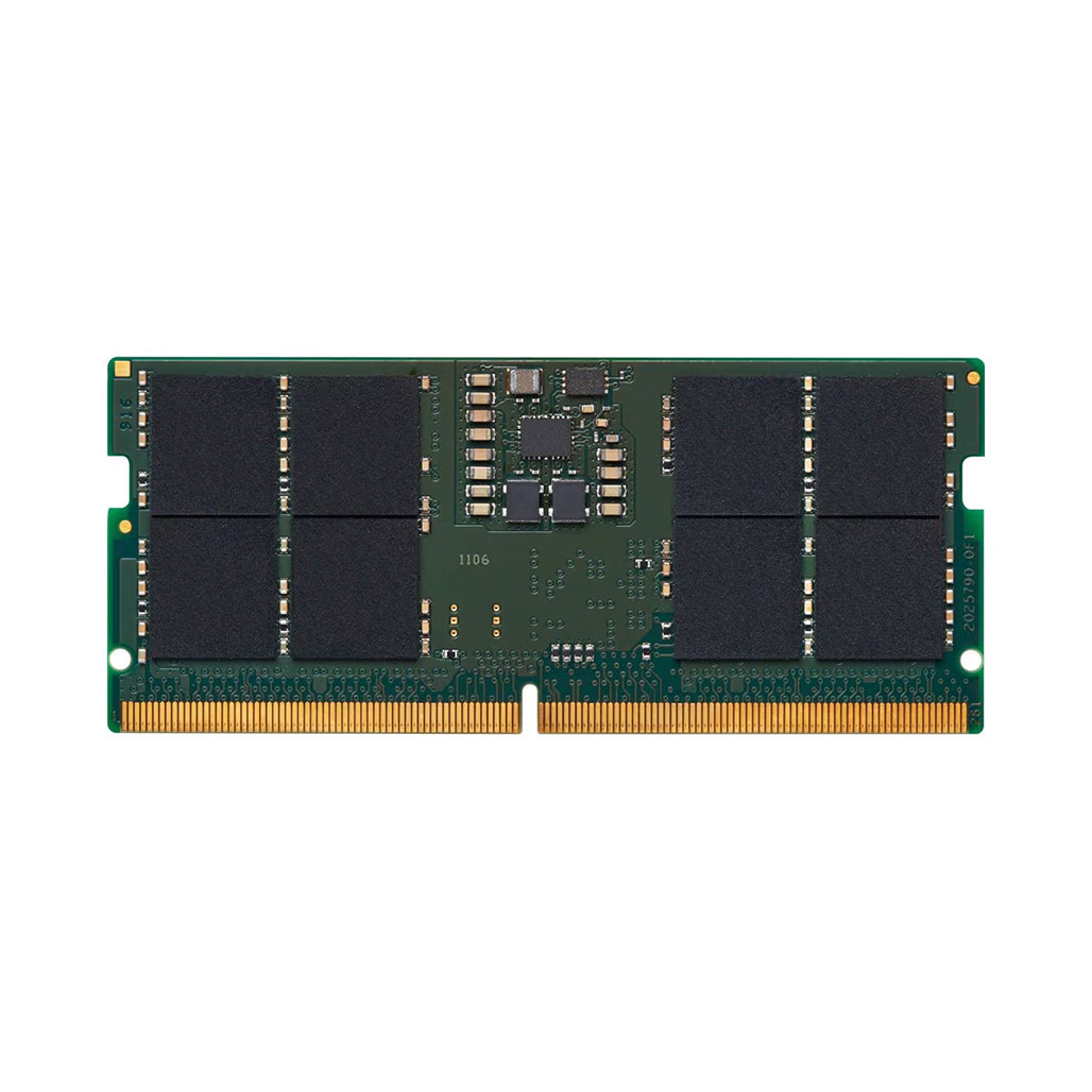 A Photo Of Kingston 16GB DDR5-5600 CL46 SODIMM Laptop Memory – KVR56S46BS8-16 | High-Speed 262-Pin RAM with On-Die ECC