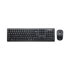 A Photo Of Lenovo 100 Wireless Keyboard and Mouse Combo - English and Arabic, Black