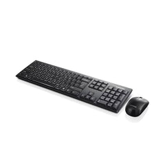 A Photo Of Lenovo 100 Wireless Keyboard and Mouse Combo - English and Arabic, Black