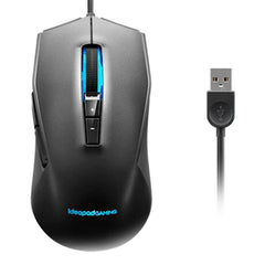 A Photo Of Lenovo IdeaPad Gaming M100 RGB Mouse - High-Performance Dynamic Gaming Mouse with 7 Programmable Buttons and 3200 DPI Sensor
