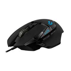 A Photo Of Logitech G502 HERO Wired Gaming Mouse - Precision HERO 25K Sensor, Customizable RGB Lighting, 11 Programmable Buttons, and Tunable Weights