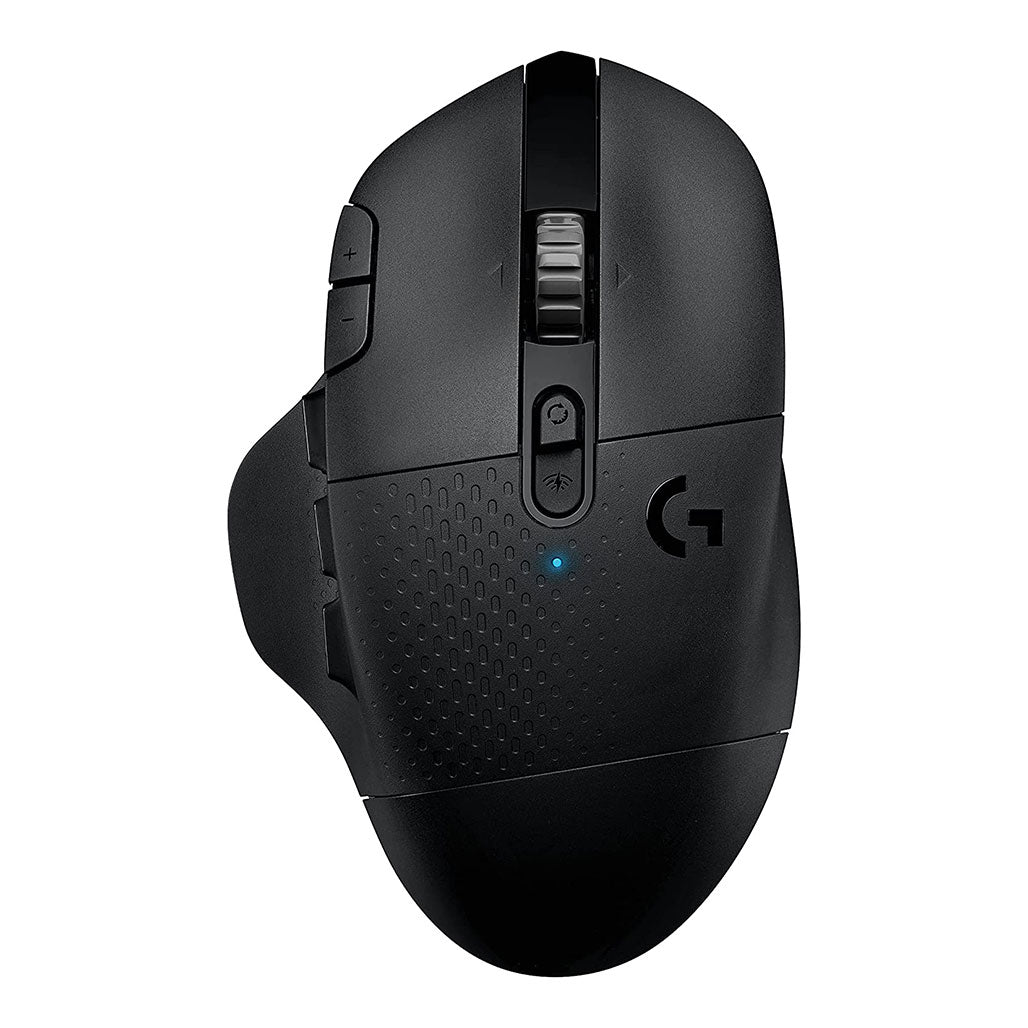 A Photo Of Logitech G604 LIGHTSPEED Wireless Optical Gaming Mouse – 15 Programmable Buttons, HERO 25K Sensor, Dual Connectivity, Hyper-Fast Scroll Wheel
