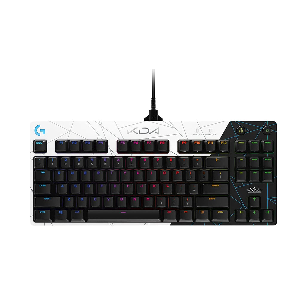 A Photo Of Logitech KDA G Pro TKL Wired Mechanical Gaming Keyboard - GX Clicky Switches & LIGHTSYNC RGB - 920-010077
