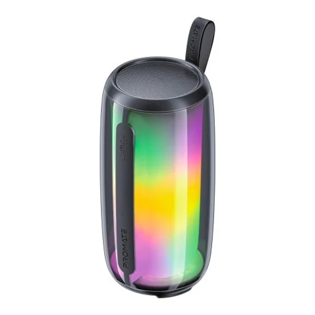 A Photo Of Promate LumiTower True Wireless Bluetooth v5.3 HD Speaker | RGB Lights & 3-Way Connectivity