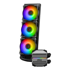 A Photo Of MSI MAG CoreLiquid M360 ARGB - High-Efficiency 360mm Liquid Cooler with Customizable ARGB Lighting