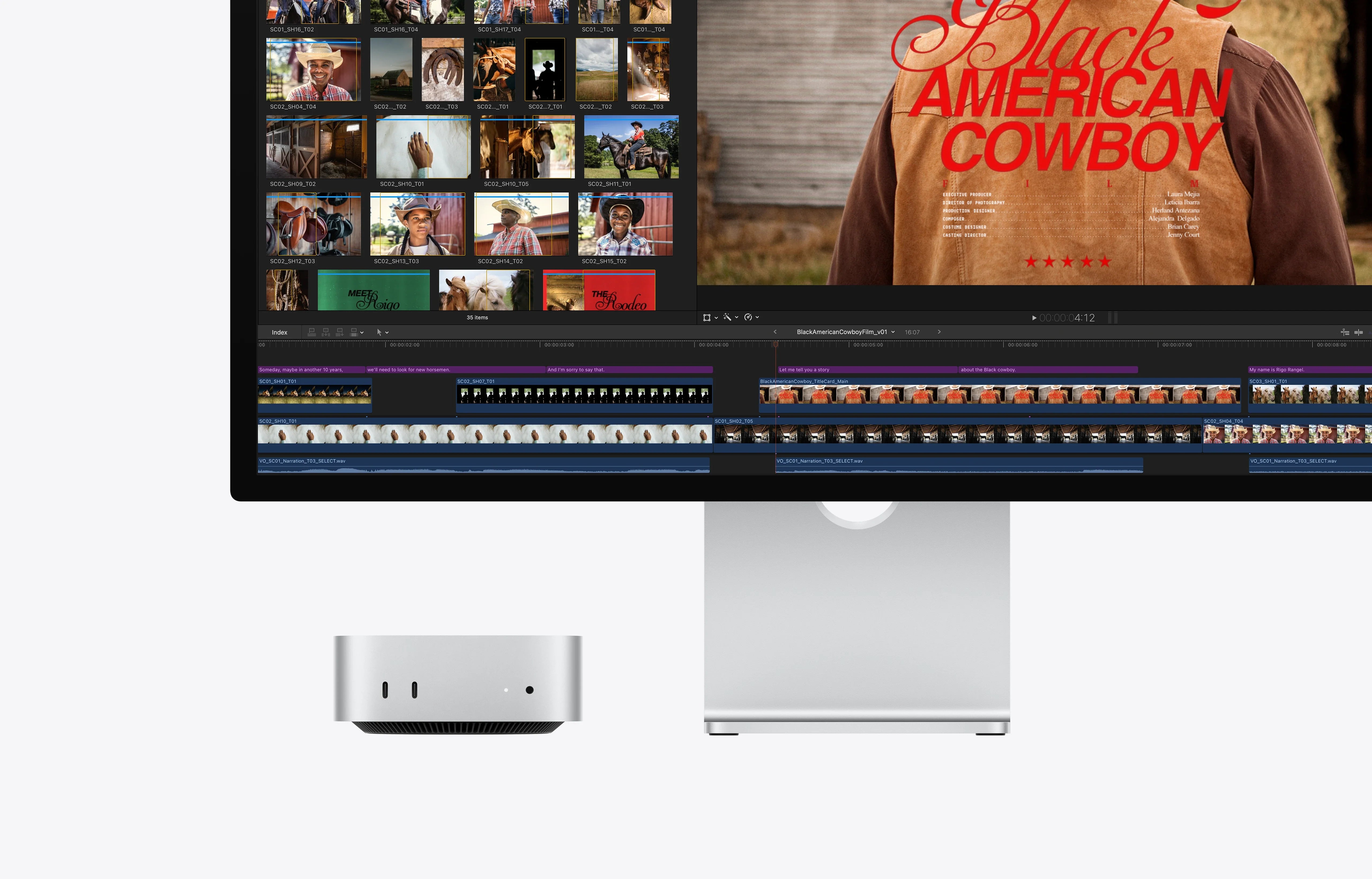 A Photo Of Apple Mac Mini MHQM4B/A - M6 chip - 12‑core CPU - 12‑core GPU - 24GB RAM - 512GB SSD