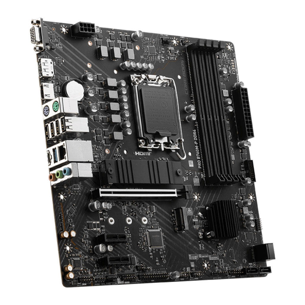 A Photo Of MSI PRO B760M-E DDR4 Motherboard for 12th/13th Gen Intel® Core™ Processors