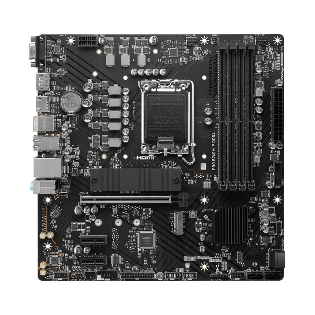 A Photo Of MSI PRO B760M-E DDR4 Motherboard for 12th/13th Gen Intel® Core™ Processors