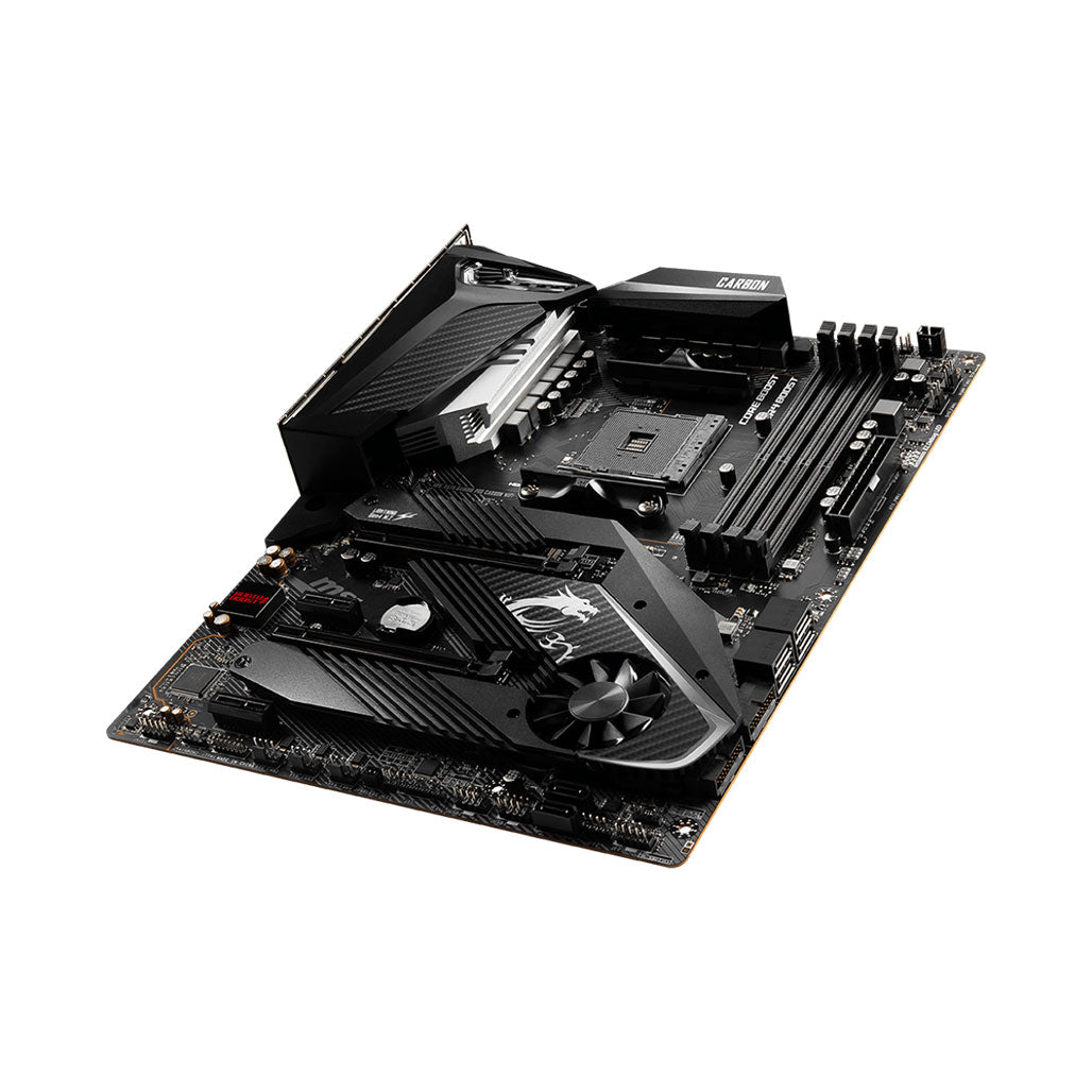 A Photo Of MSI MPG X570 Gaming Pro Carbon WIFI Motherboard - 911-7B93-013 | Advanced ATX Gaming Board with RGB and Wi-Fi 6