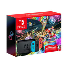 A Photo Of Nintendo Switch Bundle with Mario Kart 8 Deluxe - 7-inch OLED Screen, 64GB Storage, and Enhanced Gaming Features