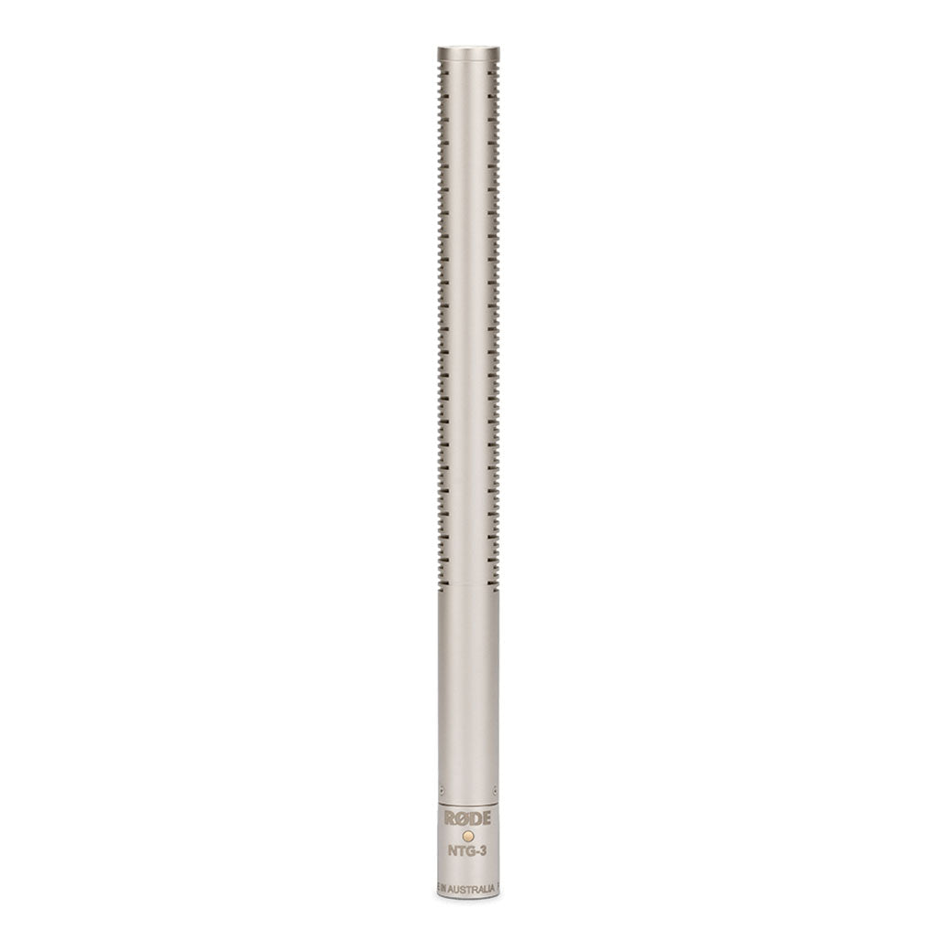 A Photo Of Rode NTG3 Broadcast Shotgun Microphone - High-Resolution RF-Bias for Professional Audio