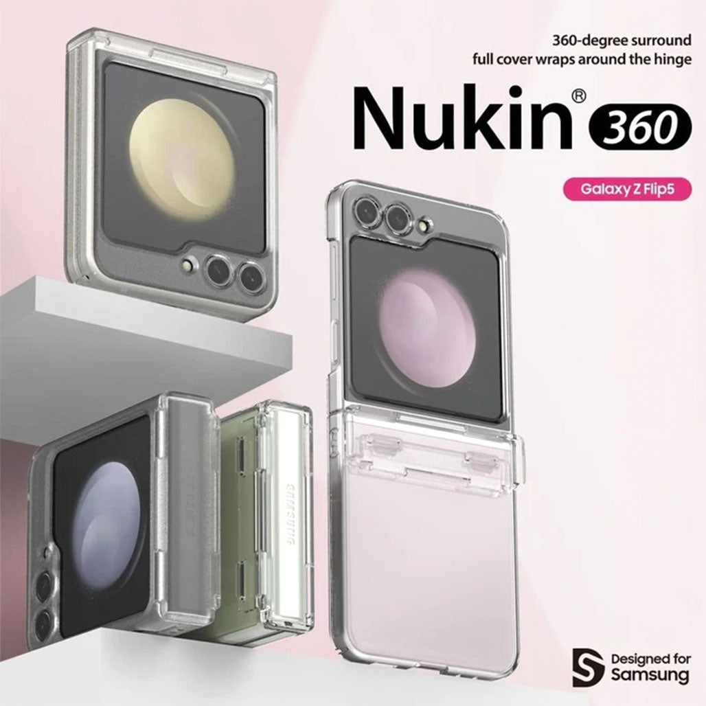 A Photo Of Araree Nukin 360 Clear for Galaxy Z Flip5