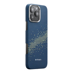 A Photo Of Pitaka StarPeak Tactile Woven Case for iPhone 16 Pro Max – Premium Aramid Fiber with Fusion Weaving Technology