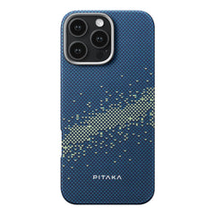 A Photo Of Pitaka StarPeak Tactile Woven Case for iPhone 16 Pro Max – Premium Aramid Fiber with Fusion Weaving Technology