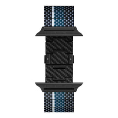 A Photo Of Pitaka Poetry of Things - Moon Aramid Carbon Fiber Watch Band For Apple Watch | 40mm-41mm-42mm-44mm-45mm-49mm